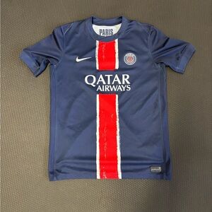 Nike Kids PSG Navy and Red Jersey